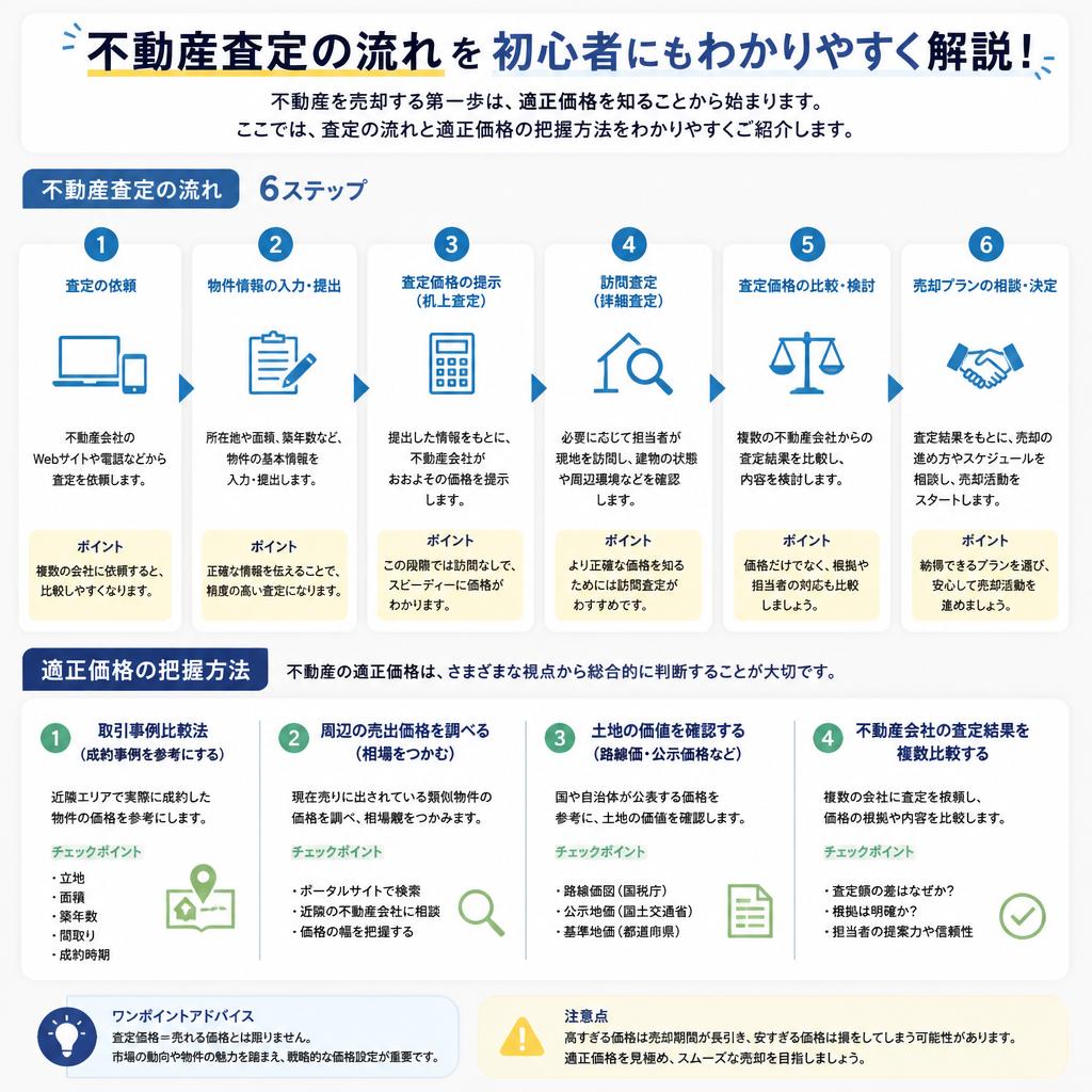 2. 不動産査定の手順とポイント