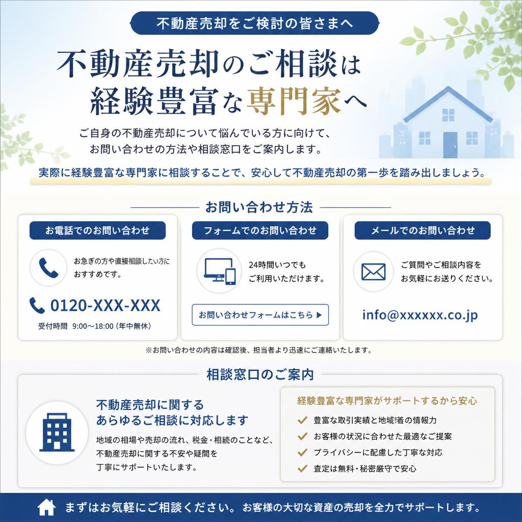 7. お問い合わせで新たな一歩を！
