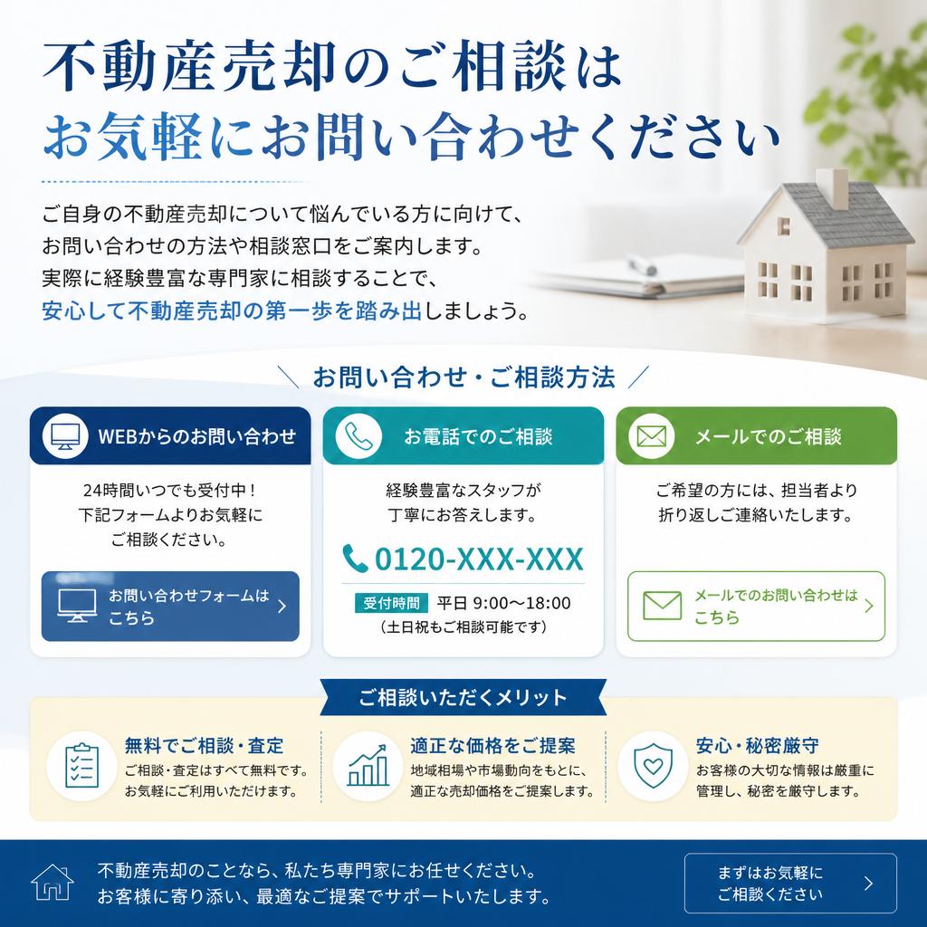 7. お問い合わせで新たな一歩を！