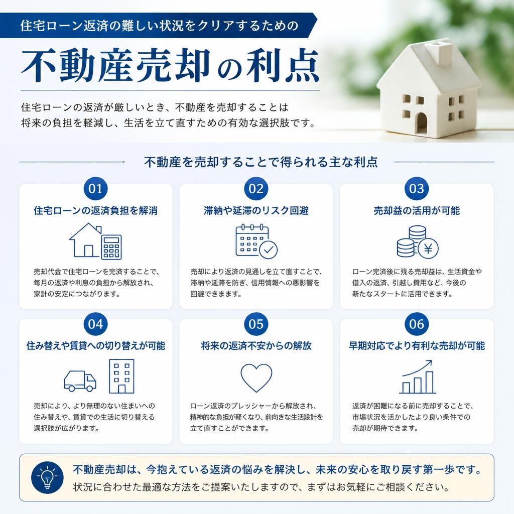 不動産売却のメリット