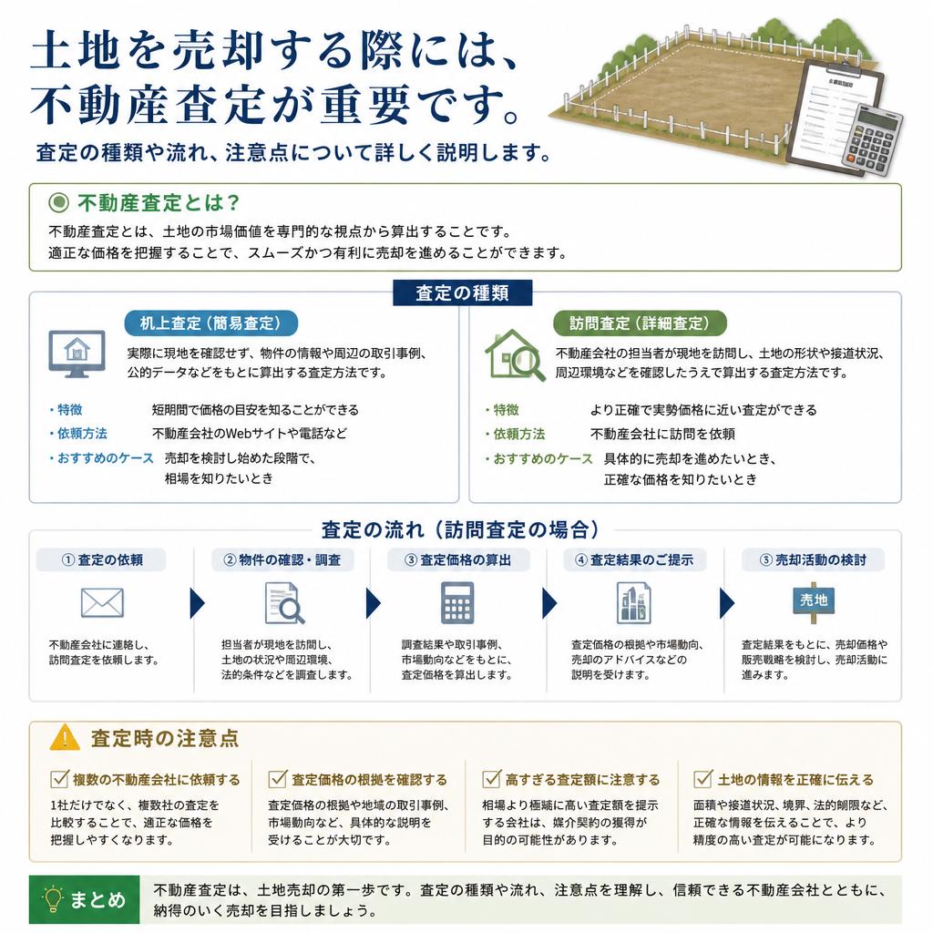 不動産査定方法の種類