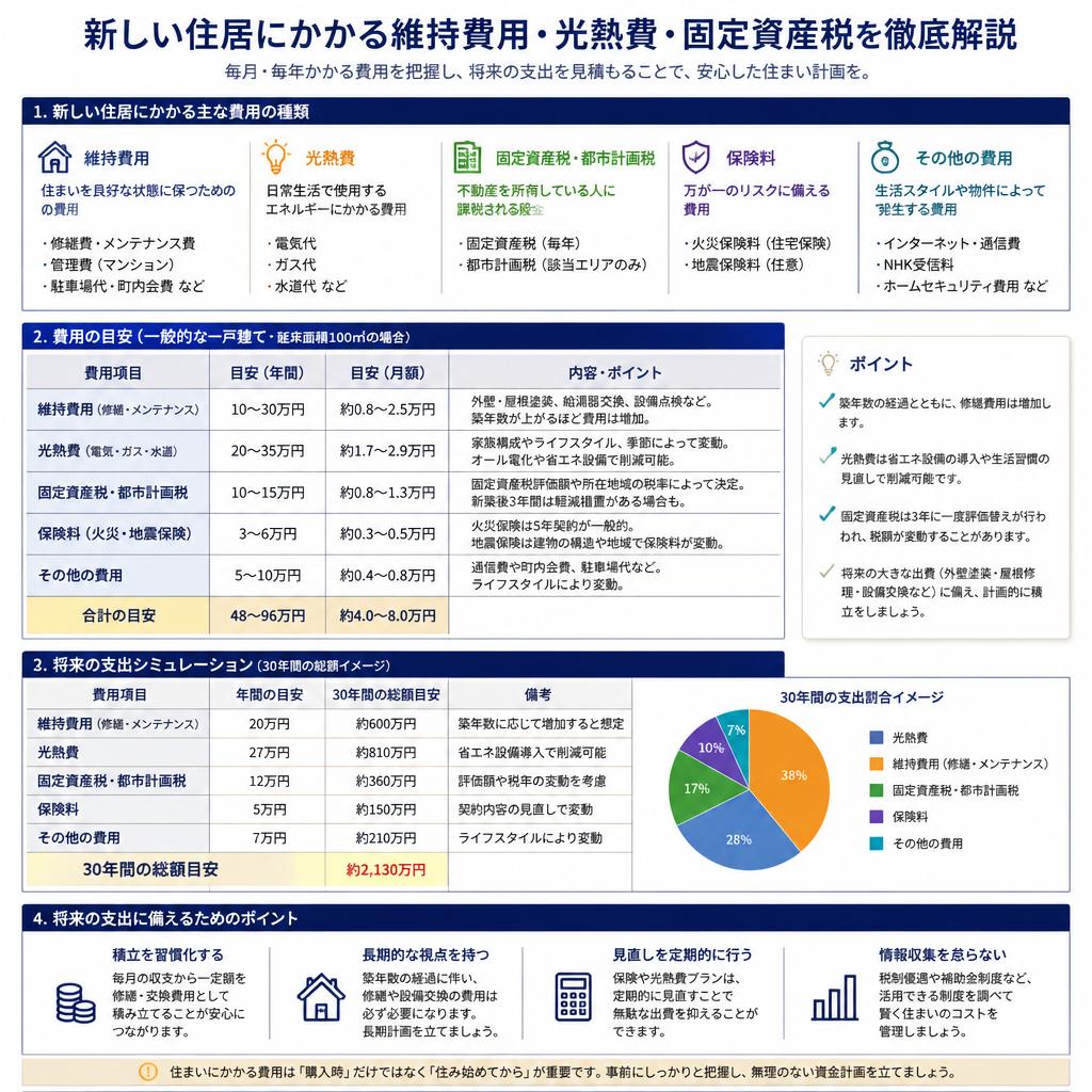 新居の維持費用