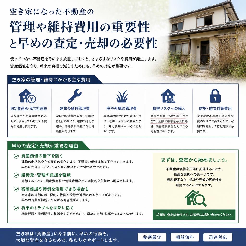 空き家管理の重要性