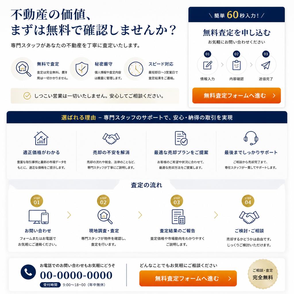 まずは無料査定から！