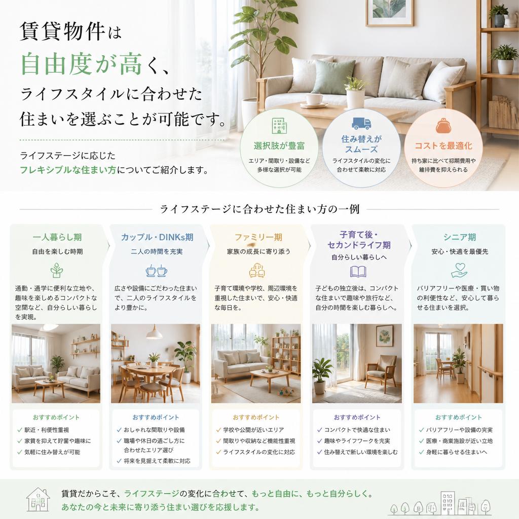 賃貸物件の利点