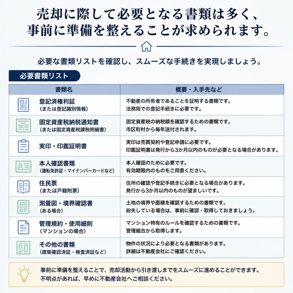 必要書類と手続きの準備