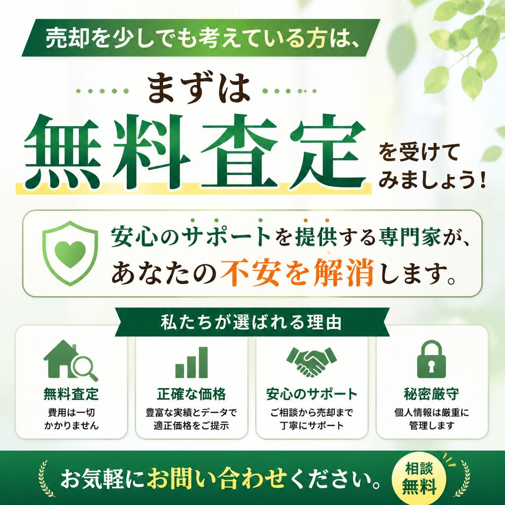 まずは無料査定から！お問い合わせはこちら