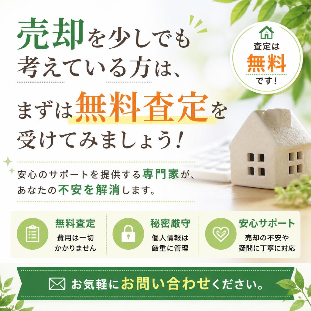 まずは無料査定から！お問い合わせはこちら