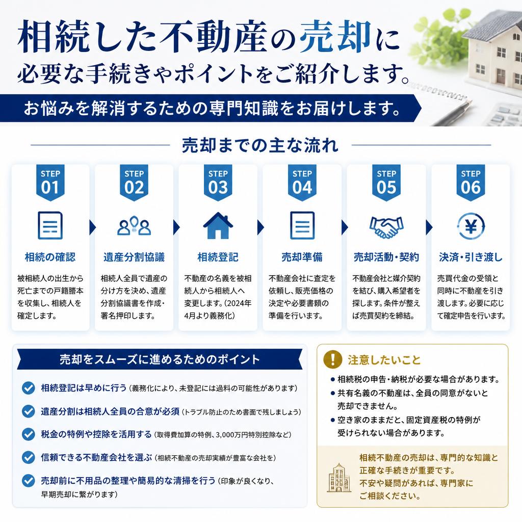 相続物件の売却について