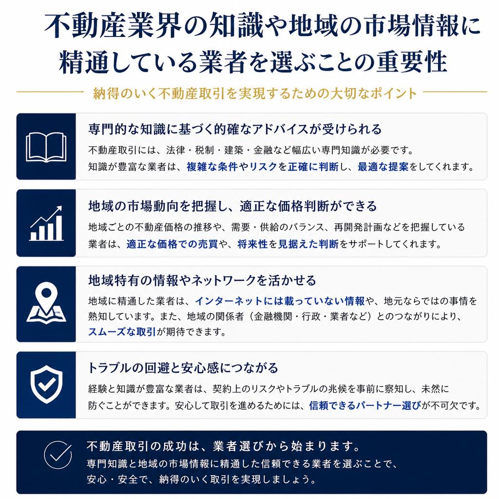 専門知識が安心を生む