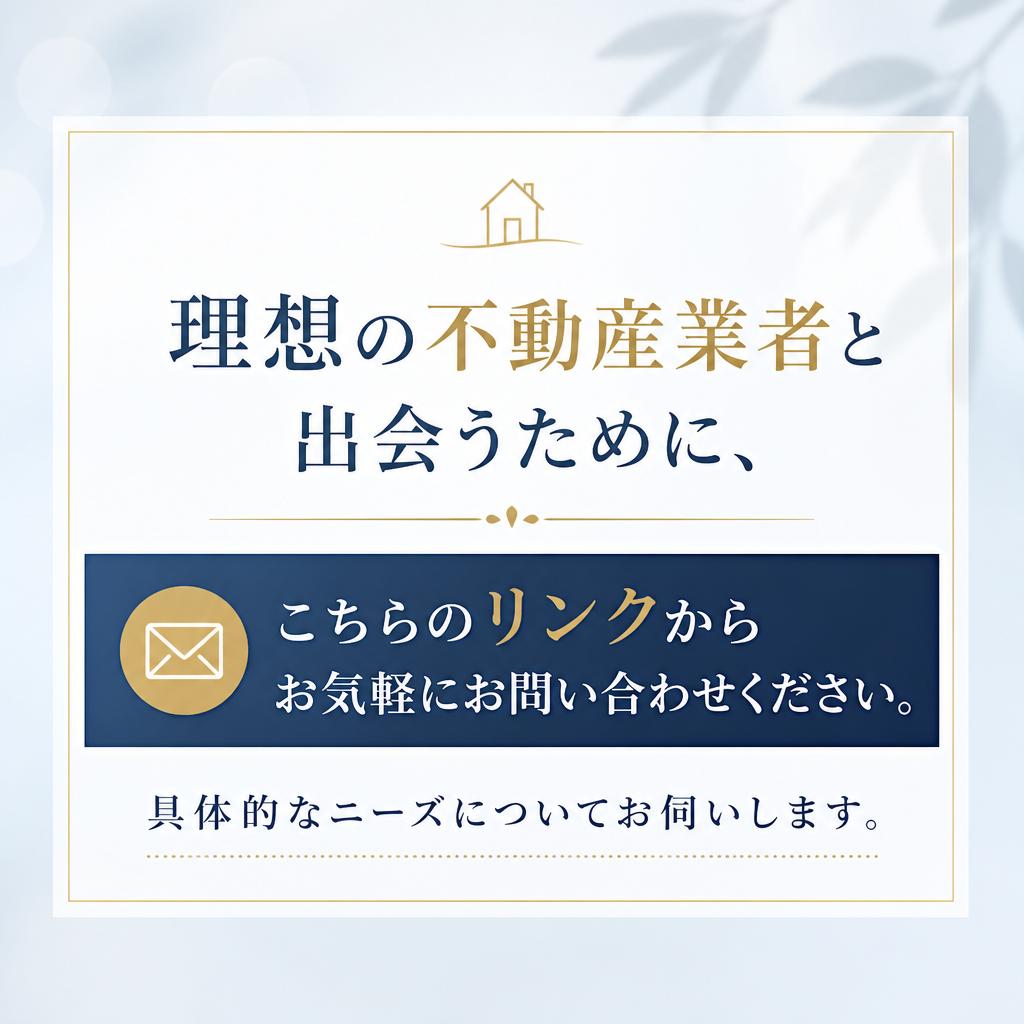 理想の業者へ：お問い合わせのススメ