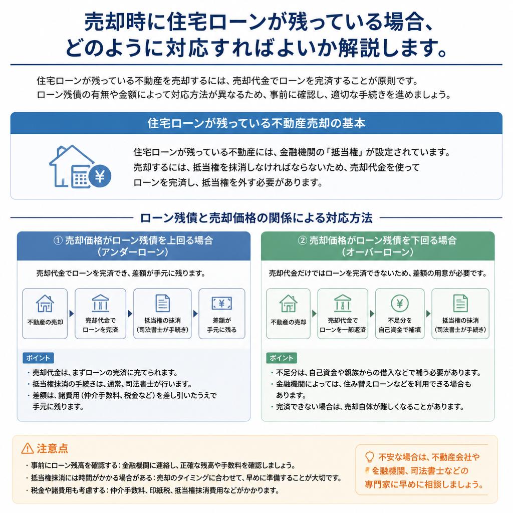 5. 住宅ローンが残っている場合の対処法