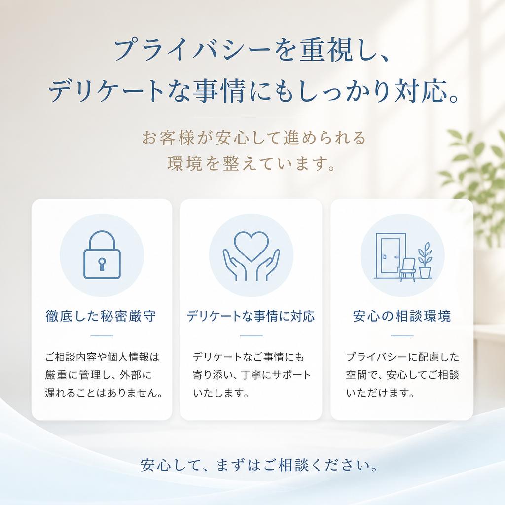安心のサポート体制