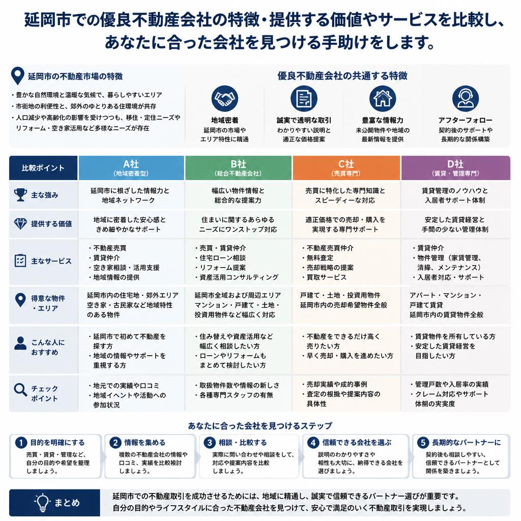4. おすすめの不動産会社の特徴