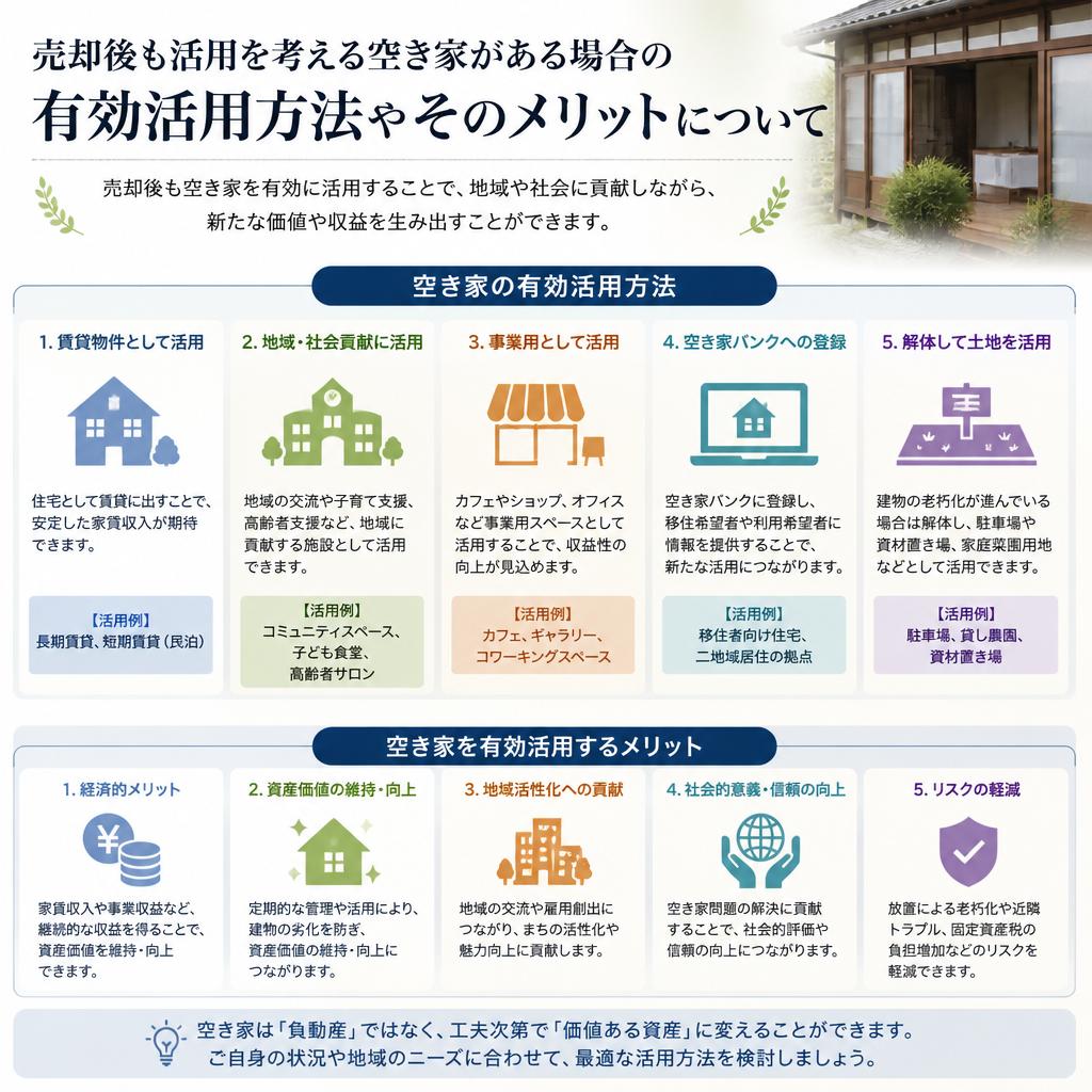 空き家活用法とそのメリット