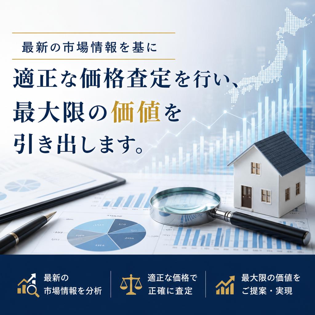 価格査定と市場分析の徹底